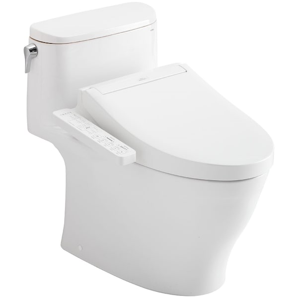 [MW6243084CEFG#01] TOTO Legato Washlet C5 Bidet Seat With 1.28 GPF One Piece Elongated Toilet (SAK78521) main image 1
